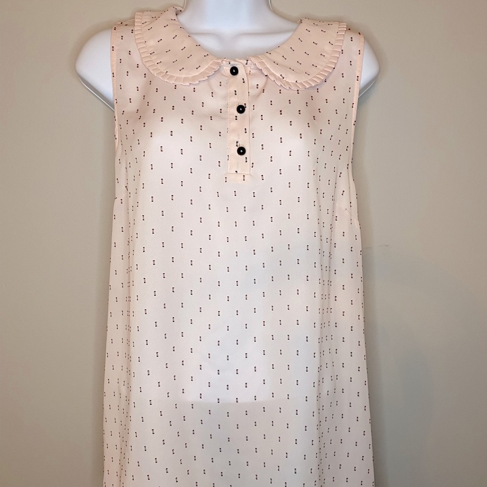 Elle light pink sleeveless top size XL like new
